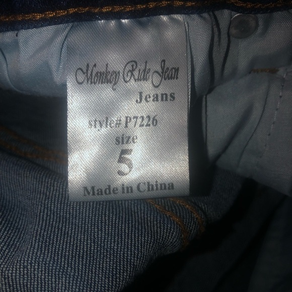 Monkey Ride Women’s Distressed Deep Cuff Skinny Jeans Size 5 - Picture 7 of 9
